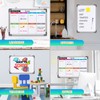 Small Weekly Calendar Dry Erase Whiteboard for Wall, 16" x
