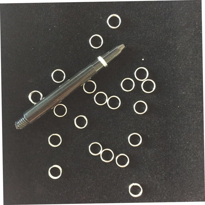 Happyyami 100pcs Metal Flight Rings Repointing Tool O Shape Shaft