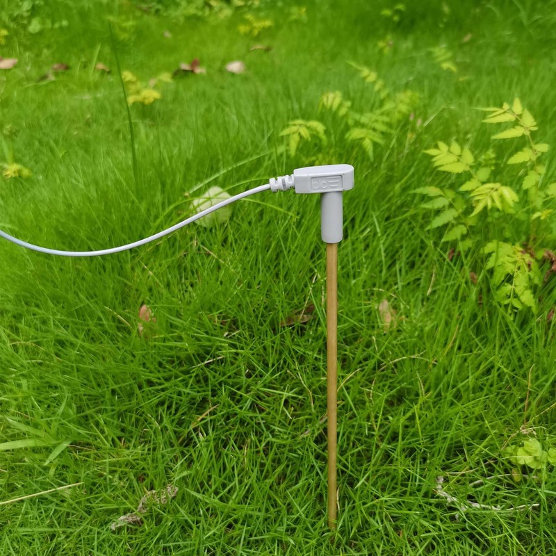 Brass Ground Rod with 40ft Wire & Alligator Clip, Grounding