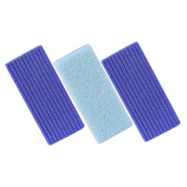 Baluue 3pcs Pedicure Stone Pedicure for Care Foot Peel Callus from Professional Coarse Sandpaper File Cracked Remover Heel White Therapeutic Calloused Cleansing Feet Scrubber