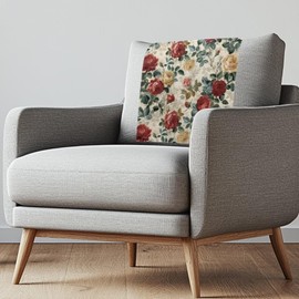 Qehuruxo Rose Recliner Headrest Covers Non Slip Breathable Sofa Headrest Cover Sofa Head Protector Soft Washable Couch Recliner Headrest Cover for Sofa