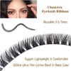CB 2-Trays Of Clusters Lash Ribbons D-Curl Eyelash Clusters Thin