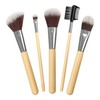 Manicare Bamboo Blusher Brush, Makeup Brush With Bamboo Handle And