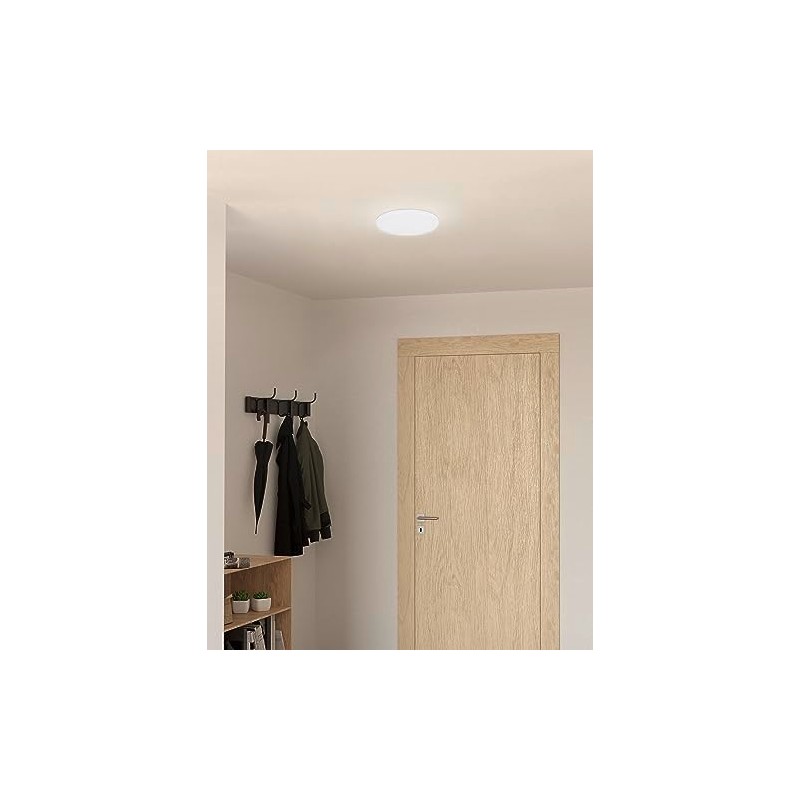 EGLO Rapita LED Ceiling Light, Round Recessed Light, Ceiling Light