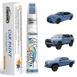 FIXEZPRO 8W2 Cavalry Blue Car Touch Up Paint for Toyota, Color Match Auto Paint Repair Pen,Professional Car Scratch Repair Remover Pen Quick Drying, Easy to Use