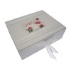 WHITE COTTON CARDS, 100th Birthday, Large Keepsake Box, English Roses
