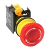 Alpinetech MBL30 Red 30mm 1NC Emergency Stop Push Button Switch