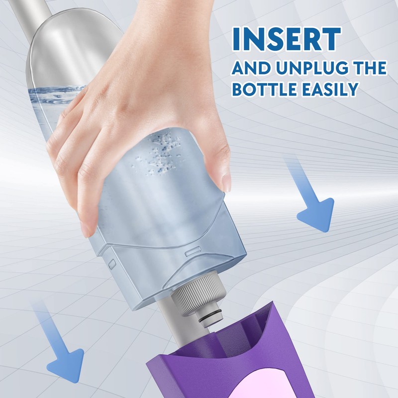 550ML Spray Mop Bottle Refill, SEVENMAX 550ML Large Capacity Water