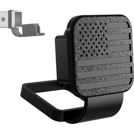 eVerHitch 2-inch Rubber Trailer Hitch Cover Tube Plug Insert (Black, Fits 2" Receiver)