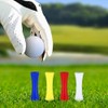 Zivisk Golf Tees Plastic 100 Count 3-1/4 inch Tall Step