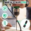 6 Pcs PZ2/PH2 High Magnetic Drill Bit Set, 25L 90L