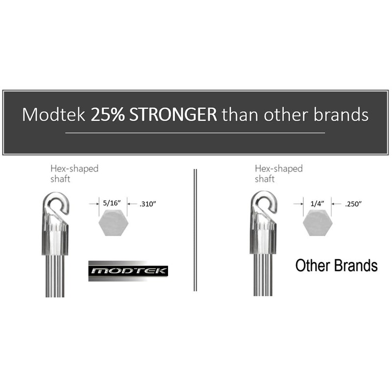 New Blind Wand/Rod - Color Clear- High Strength (12" Hook