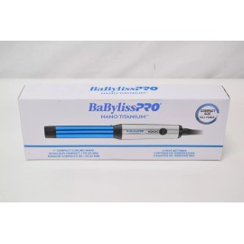 BaByliss PRO NEW Babyliss Pro Nano Titanium 1" Compact Curling Wand for Hair