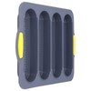 Baguette Mold 4 Grooves Silicone Soft Smooth Surface Bread Mould