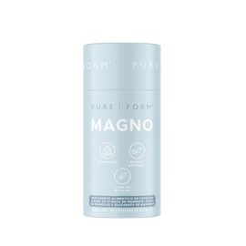Pure Form Magno - Cápsulas a base de 4 fuentes diferentes de Magnesio | Citrato, Óxido, Gluconato y Glicinato de Magnesio | 90 cápsulas de 900 mg | 30 porciones