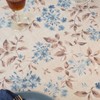 GLORY SEASON Rustic Tablecloth Classic Plant Printed Cotton-blend Fabric Table