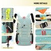 Bseash - Mochila impermeable de 40 l con cubierta de