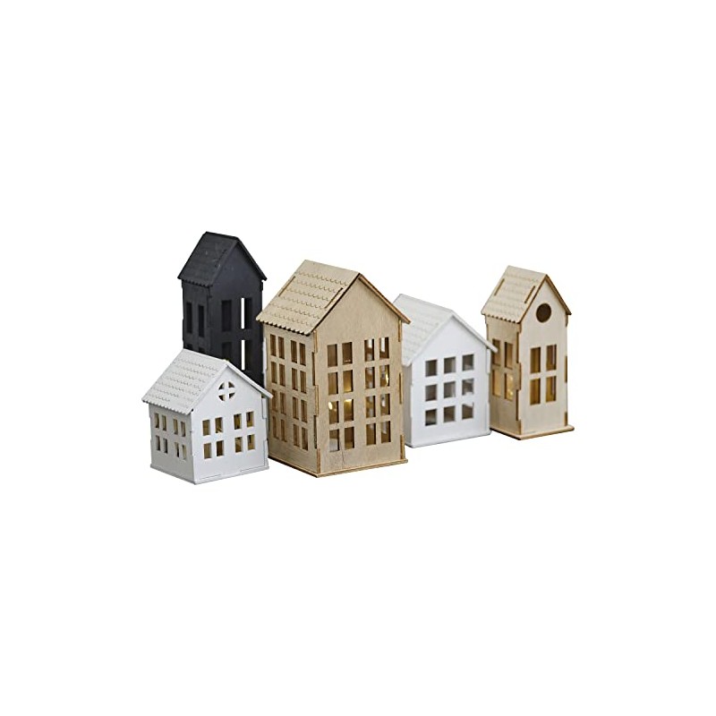 Ginger Ray BWC-113 5-Piece Christmas Decoration for Mantel or Fireplace