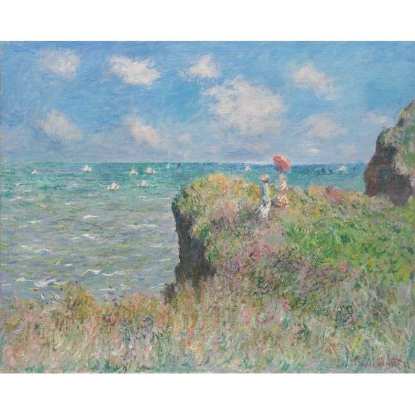 Painting Wallpaper Poster Removable Self Stick Claude Monet pu-ruヴxiru of