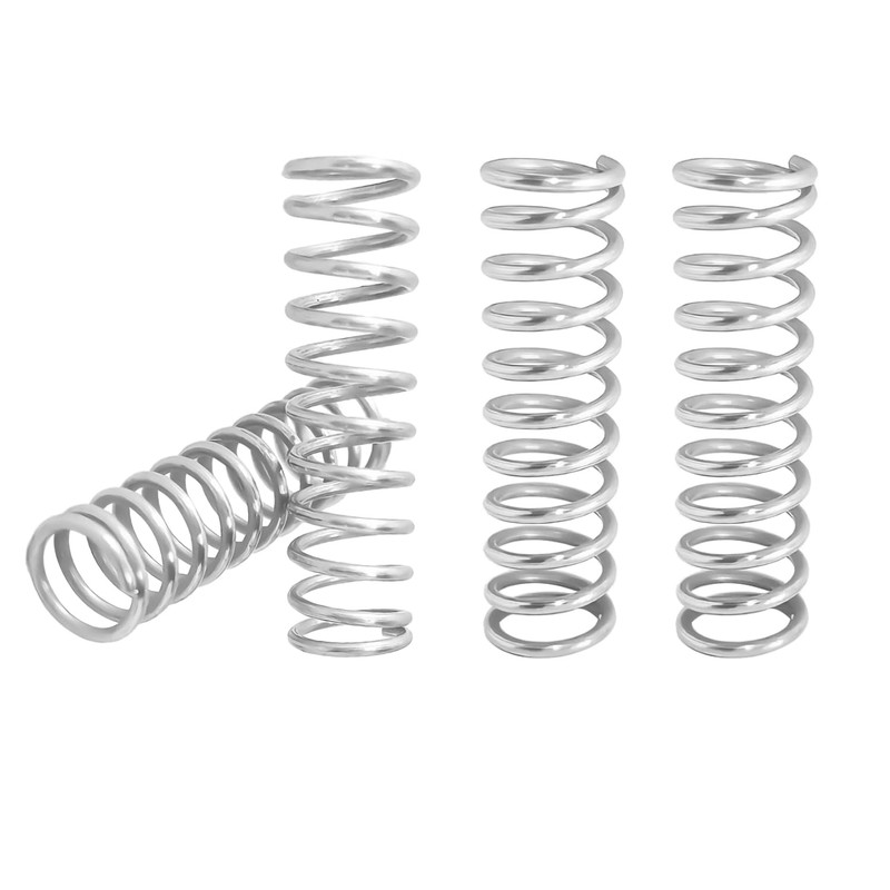 Qrity 10Pcs Coil Extended Compressed Spring, Compressed Springs, Stainless Steel