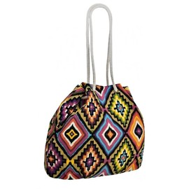 EyeCatchBags - Psychedelic Aztec Ladies Canvas Shoulder Bag Multi