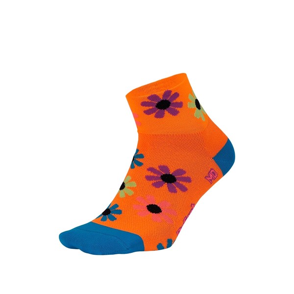 DEFEET - Aireator 2" Womens - Flower Power (Neon Orange/Process