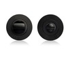 XFORT Matt Black Thumb Turn and Release Set, Bathroom Thumb