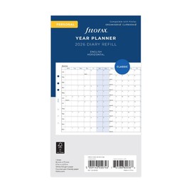 Filofax Personal English Horizonal Planner 2026