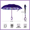 MRTLLOA 40/49/56 Inch Oversize Windproof Inverted Reverse Upside Down Umbrella,