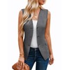 GRACE KARIN 2024 Fall Sleeveless Blazer Vest Button Fashion Casual
