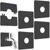 5 Pcs Escutcheon Plate Wall Split Flange 28mm/1.1inch Split Flange