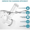 Electric Spin Scrubber, 1 Set Rechargeable Cordless Handheld Scrubber with