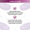 Labsales Clear Sterile Plastic Petri Dishes Uncoated with Vent and