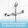 OFFO Grab Bar Hand Shower Bracket, Adjustable 30-32mm Diameter Handles