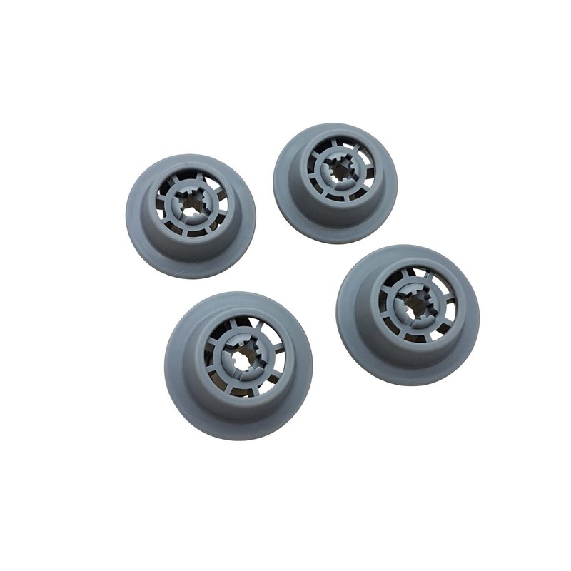 Lichtblau Set of 4 Basket Wheels with Roll Holder 00611475