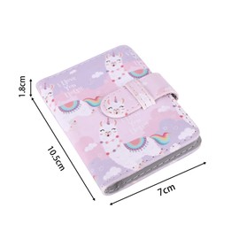 Mini Photo Album 28 Pockets for Mini Film, 2x3 Photo, Kpop Photos Card, Wallet Albums Book for Mini 12 11 40 7+ EVO 90 (Alpaca, 28 Pockets)