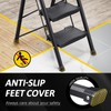 KINGRACK Step Ladder 4 Step Folding, 900lbs 4 Step Ladder