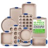 NutriChef 10-Piece Nonstick Bakeware Set - Premium Carbon Steel Baking