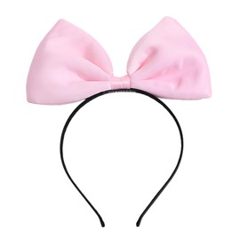 Big Pink Hair Bow Headband for Women Girls Bow Hair Bands for Women Girls Pink Headbands Bowknot Hairband for Party Prom Bowknot Headwear Giant Headband for Cosplay Custome