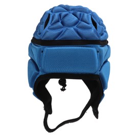EVA Shockproof Football Helmet Collision Protection Soccer Headguard for ChildrenTeenagersBlue