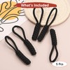 TIXIPEM Zipper Pull Replacement [5PCS] - Woven Paracord Pull Tab