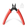 VCELINK Small Wire Cutter, Electrical Flush Cutting Plier 5 Inch