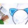 Bonnie Z. Leonardo Glitter Cat Ears Headband Blue Cat Ears