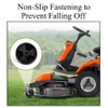 SagaSave Replacement Deck Wheel for Lawn Mowers, 2 Pieces Deck