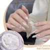 Tomedeks 4 PCS Chrome nail powder, Nail chrome powders, Chrome