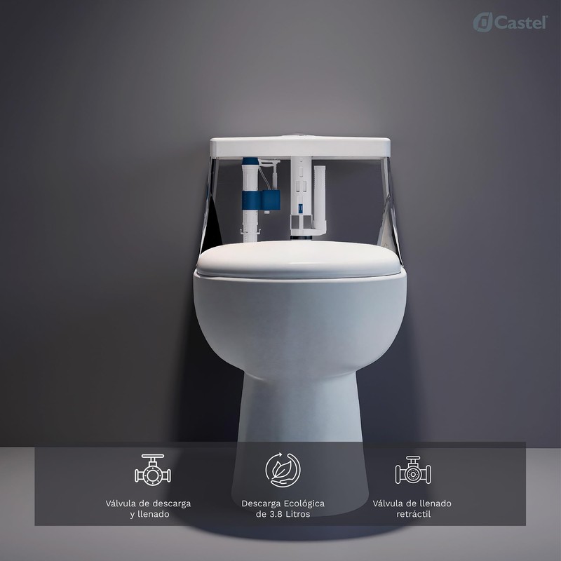 Castel Válvula de descarga y admisión para WC Némesis
