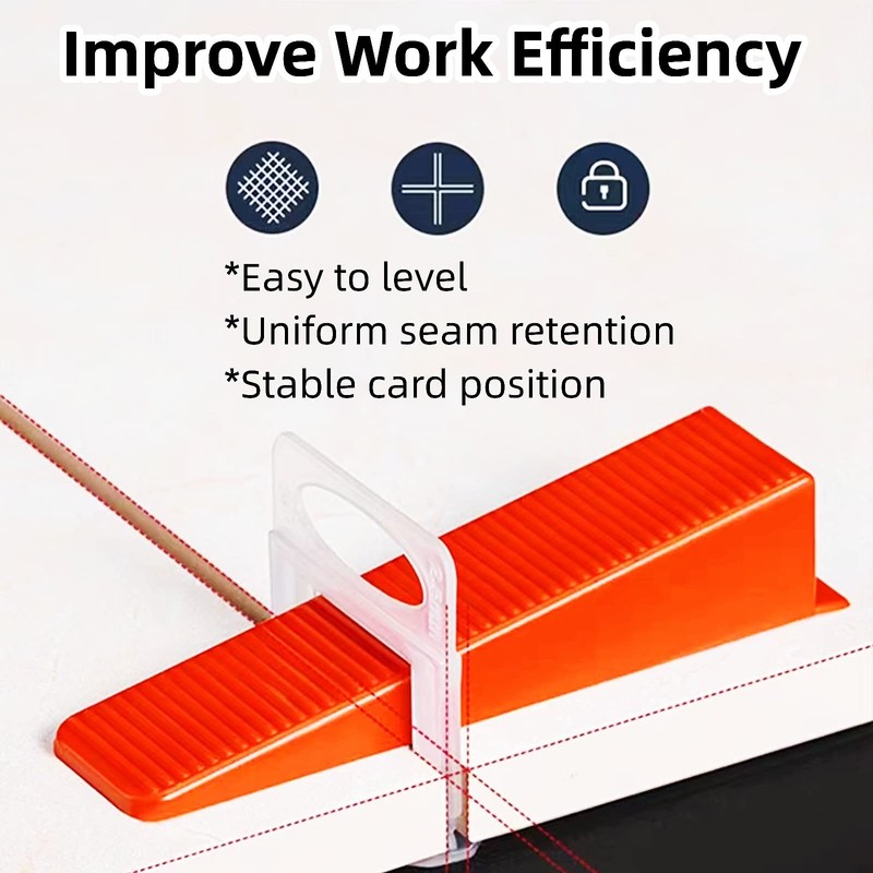 Tile Leveling System 1/16'' Tile Tools, 800pcs Tile Leveler Spacers