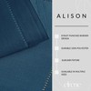 Elrene Home Fashions Alison Eyelet Border Design Wrinkle Resistant Fabric