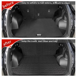 Thinzyou Floor Mats Compatible with 2022 2023 2024 2025 Hyundai Tucson Trunk Mat Cargo Liner Cargo Mat TPE All Weather Back Seat Cover Protector Tucson Accessories(Floor Mats+Backrest Mats+Trunk Mat)
