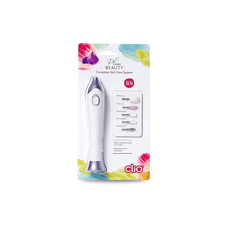 Plum Beauty Total Nail Care System, Complete Nail Care, Shaping,